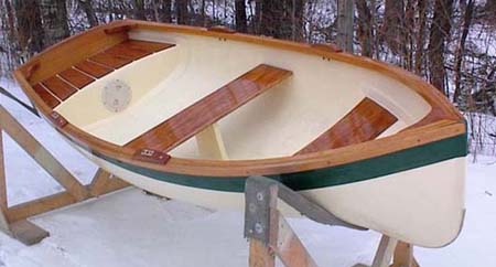 9 foot dinghy with wood package